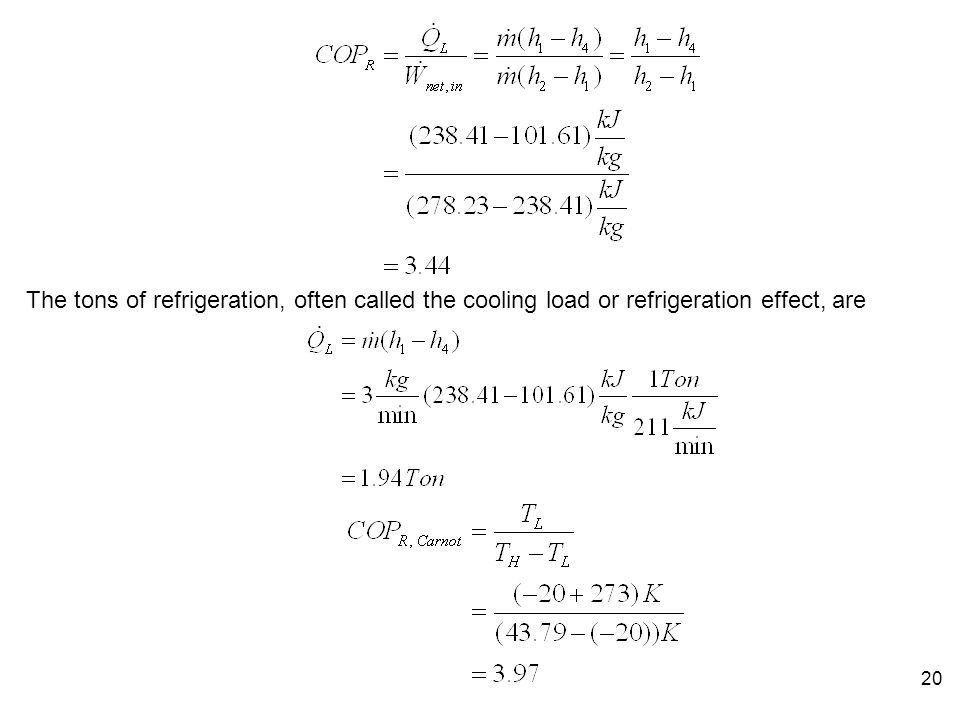Refrigeration Cycles محمود - ppt download