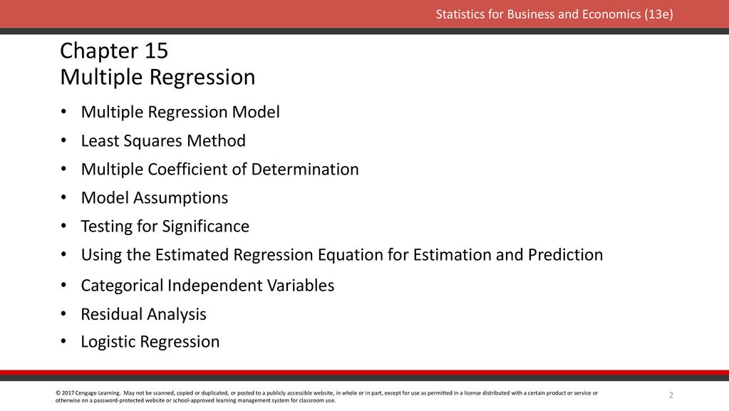 Statistics For Business And Economics (13e) - Ppt Download