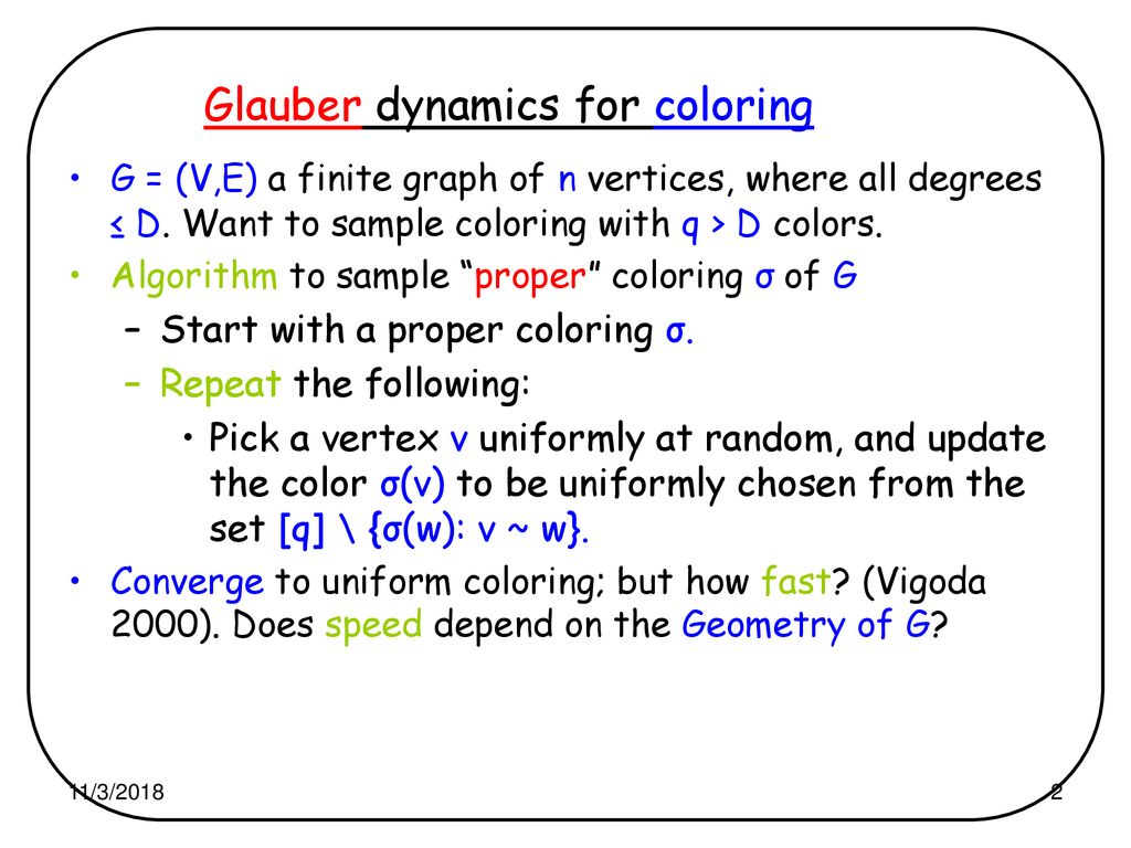 Glauber dynamics on trees and hyperbolic graphs ppt download