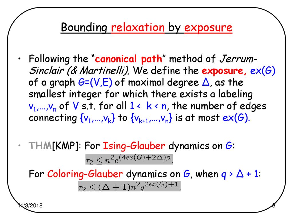 Glauber dynamics on trees and hyperbolic graphs ppt download