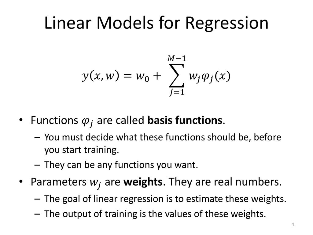 Linear Models For Regression Ppt Download