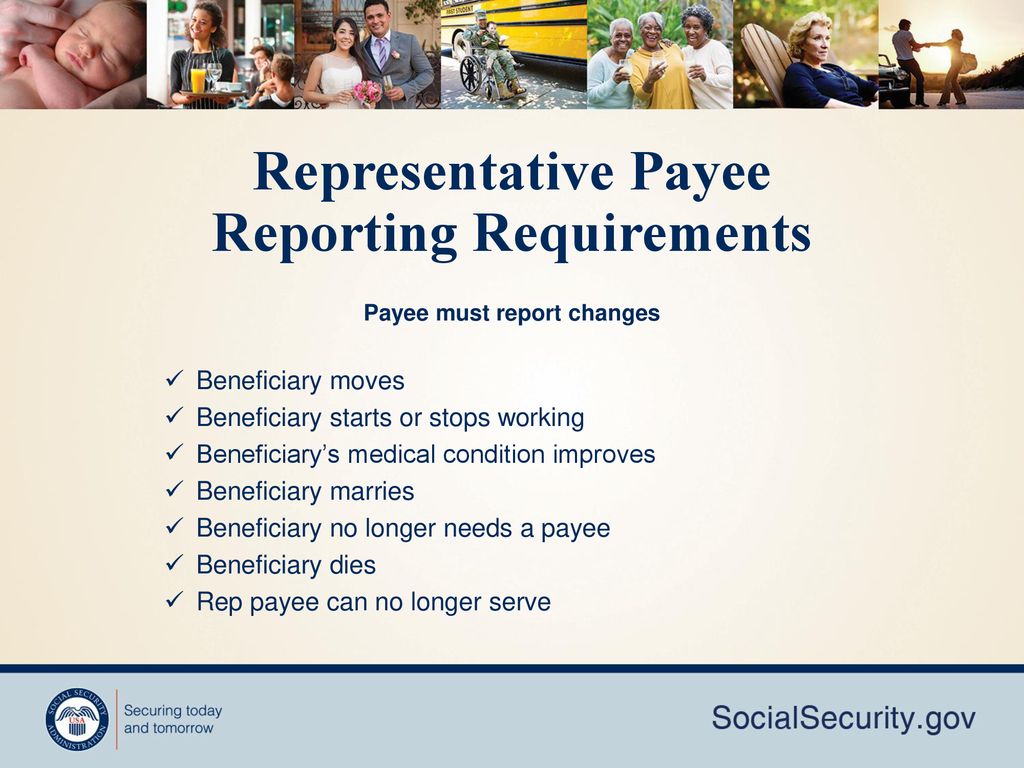 Social security representative payees judicial training guide ppt