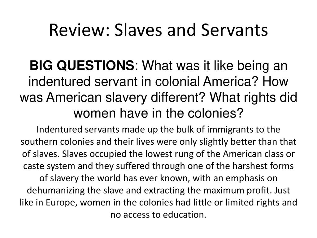 COLONIAL LIFE Day 2 Slaves And Servants Ppt Download reflection-did-the-seneca-falls-convention-create-the-women-s-rights