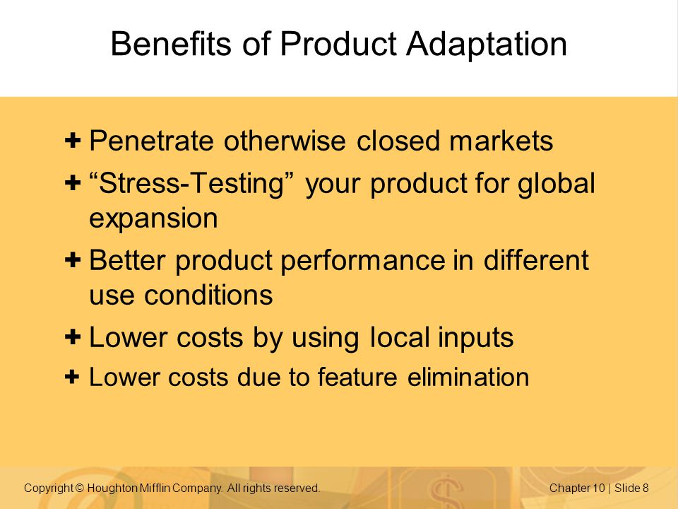 product adaptation