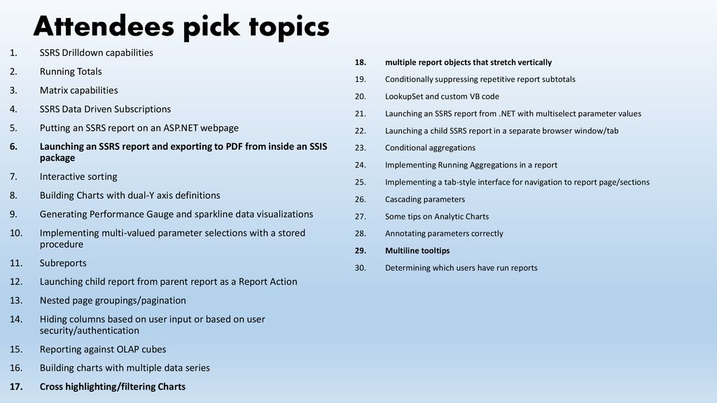 Ssrs Sort Chart Data