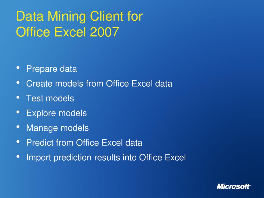 Data mining in sql server ppt download