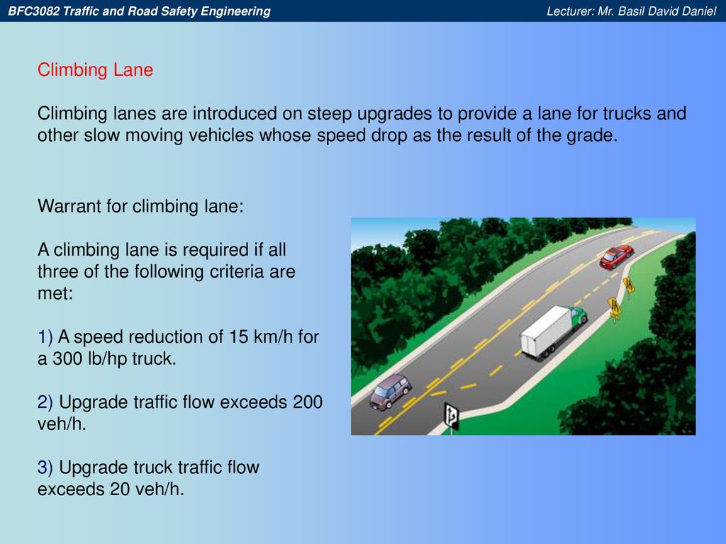 Vertical alignment controls how the road follows the existing terrain. -  ppt download
