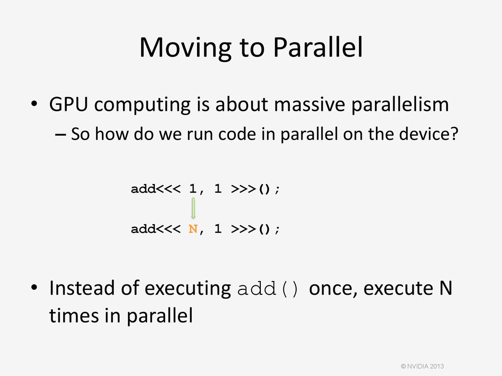 Introduction to cuda heterogeneous programming ppt download