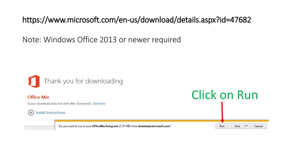 microsoft download office mix