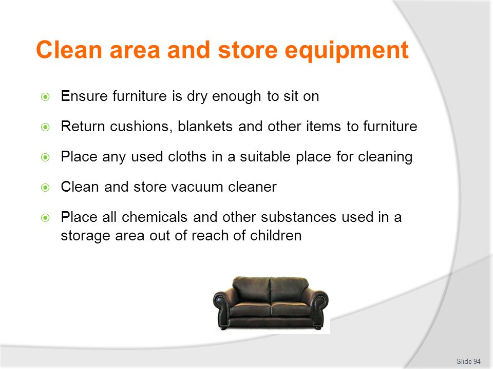 Clean public areas, facilities and equipment - ppt download