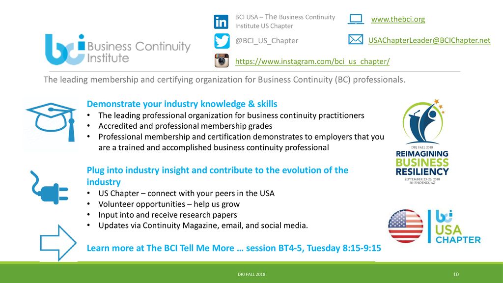 Demonstrate your industry knowledge & skills