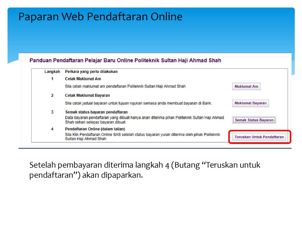 Panduan Pendaftaran Pelajar Baru Sistem SPMP - ppt download