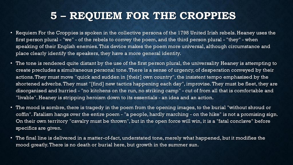 Requiem for the Croppies