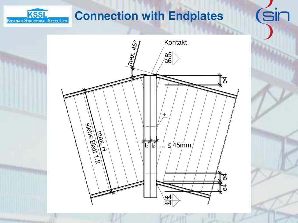 Connection with Endplates