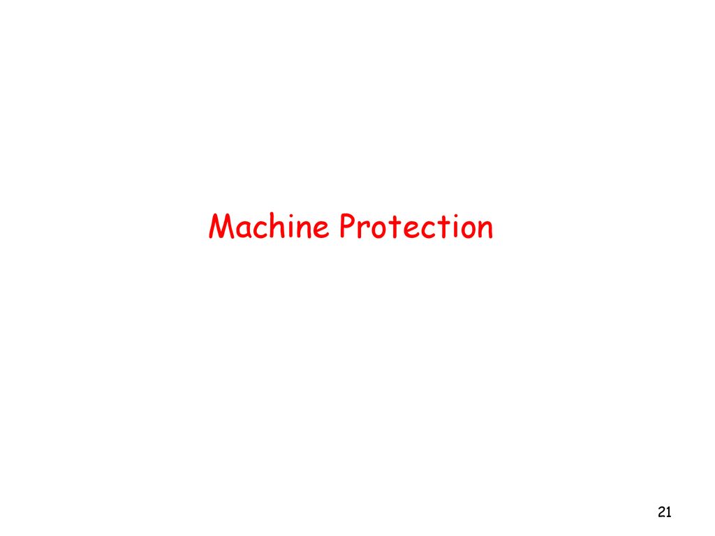 Machine Protection