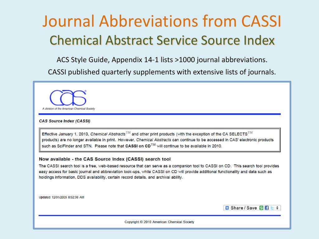 Part Ii Chapters App D Acs Style Guide Chapter Ppt Download