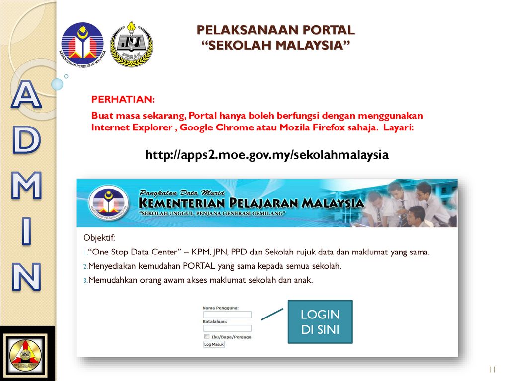 Taklimat Portal Pangkalan Data Murid Ppt Download