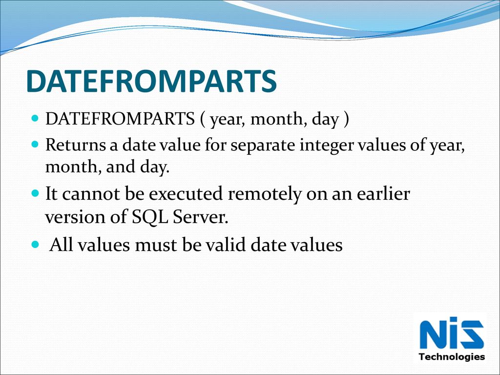 14 t sql functions you may not know ppt download