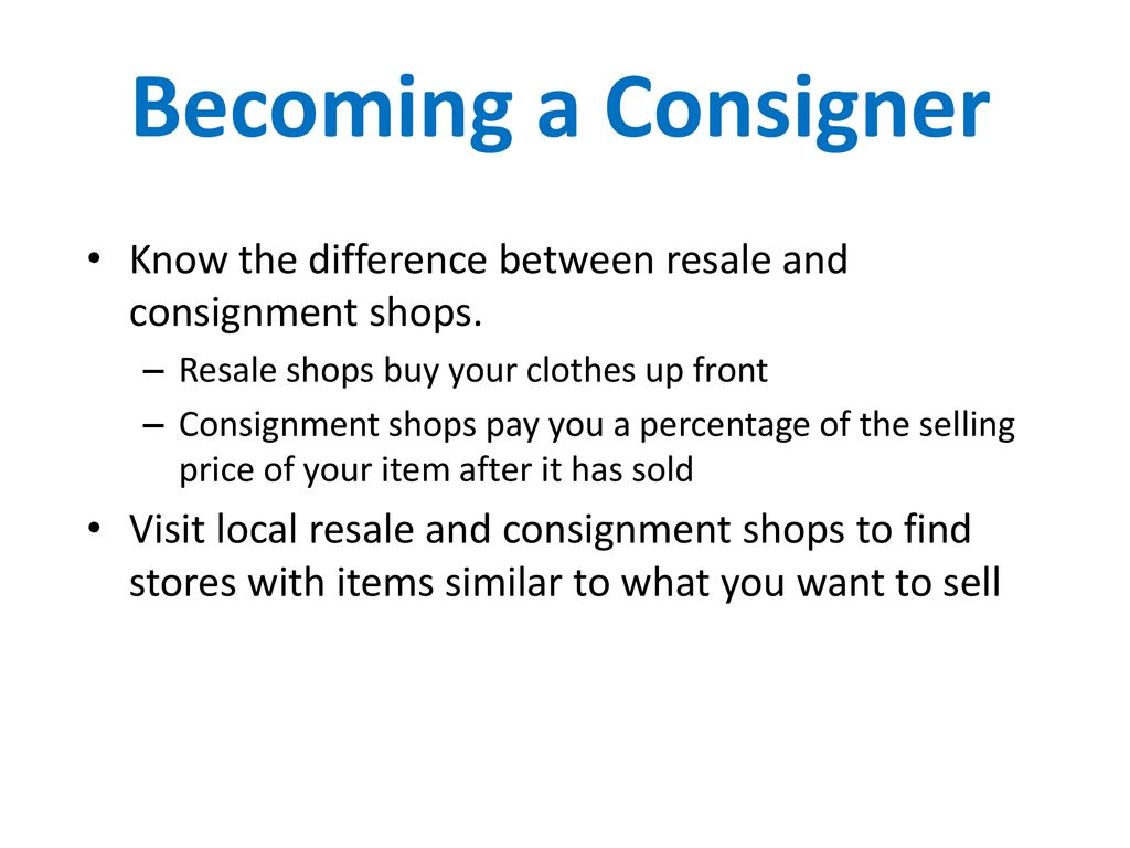 Savvy Sellers and Bargain Hunters ppt download