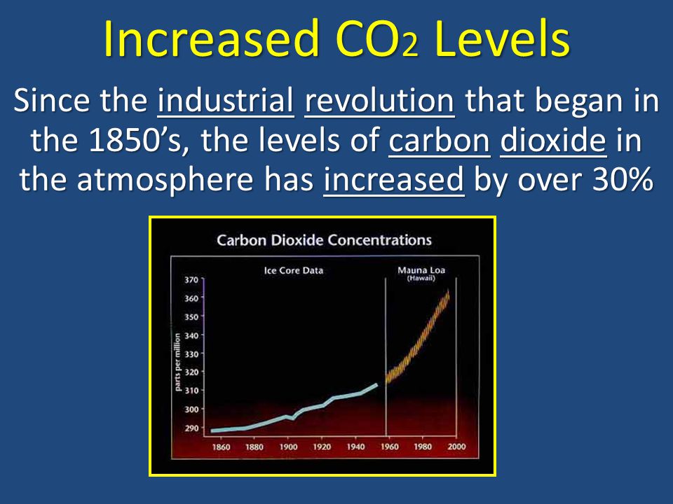 Increased CO2 Levels
