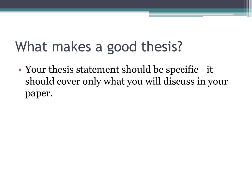 Thesis Writing. - ppt download