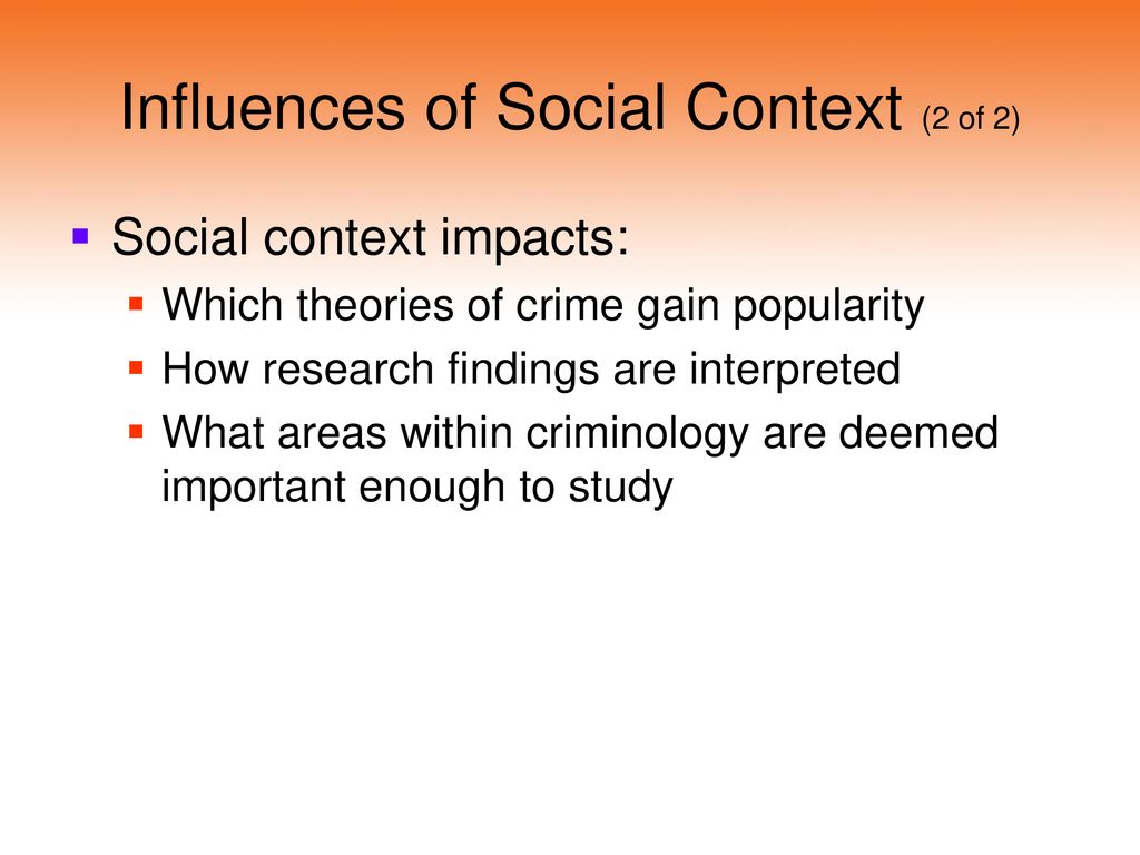 importance of studying criminology
