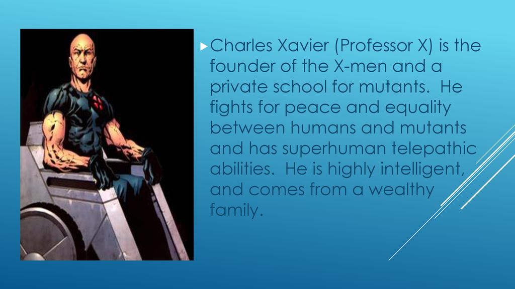 X Men A Comic Book Biography Ppt Download