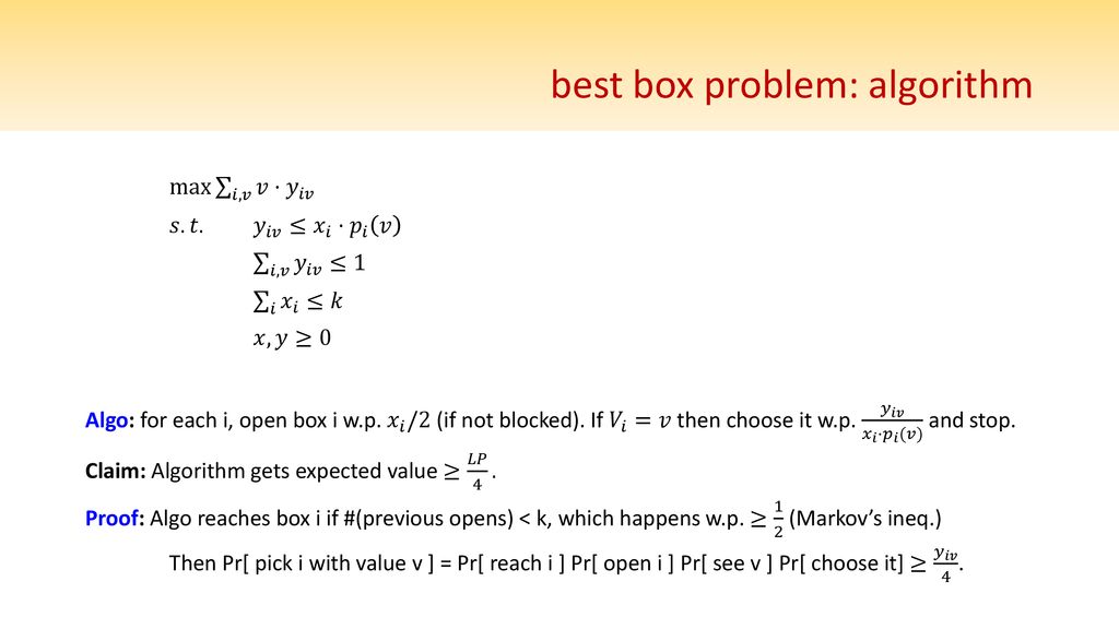 Approximation Algorithms For Adaptive Stochastic Optimization Knapsack Matching Probing Mabs Decision Trees Lps Rounding Anupam Gupta Carnegie Ppt Download