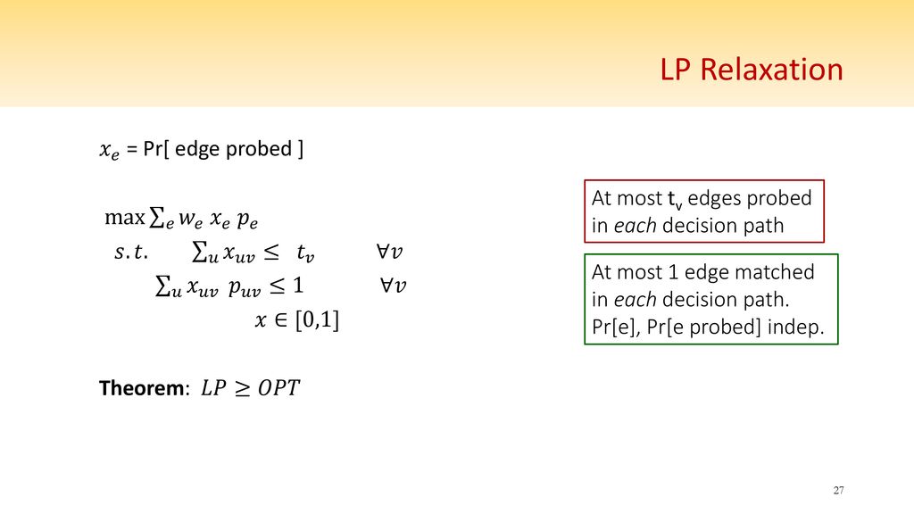 Approximation Algorithms For Adaptive Stochastic Optimization Knapsack Matching Probing Mabs Decision Trees Lps Rounding Anupam Gupta Carnegie Ppt Download