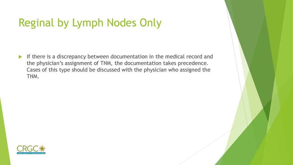 Reginal by Lymph Nodes Only