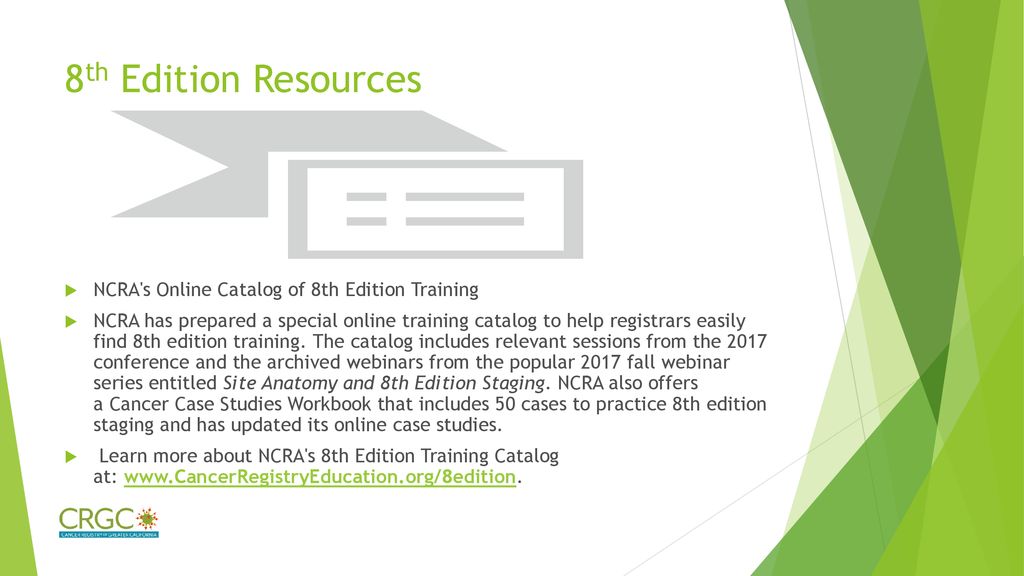 8th Edition Resources NCRA s Online Catalog of 8th Edition Training