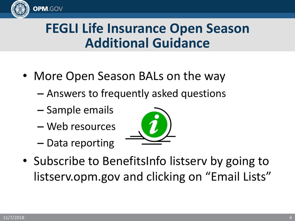 2016 Fegli Life Insurance Open Season Ppt Download