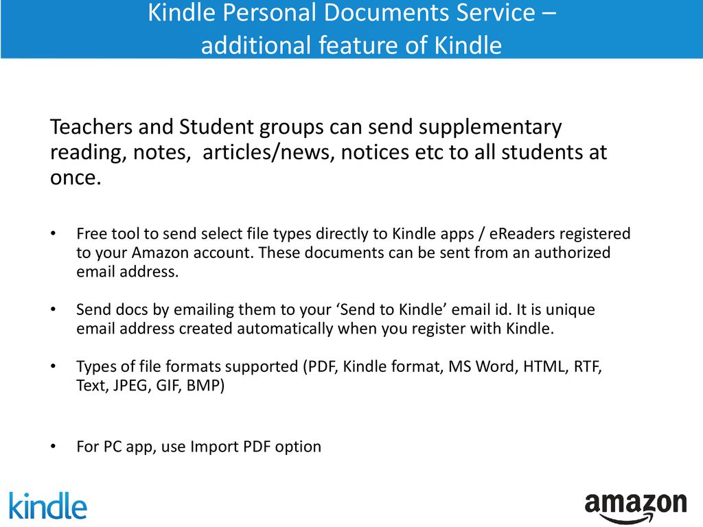 kindle personal documents service kindle personal documents service