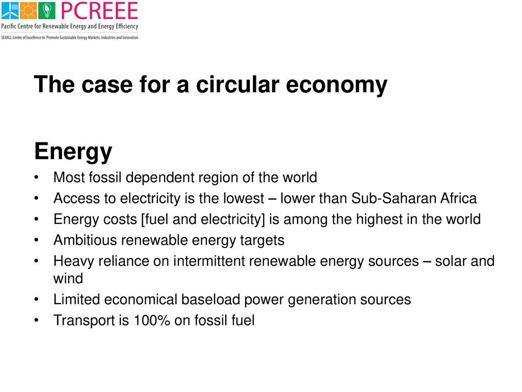 The case for a circular economy Energy