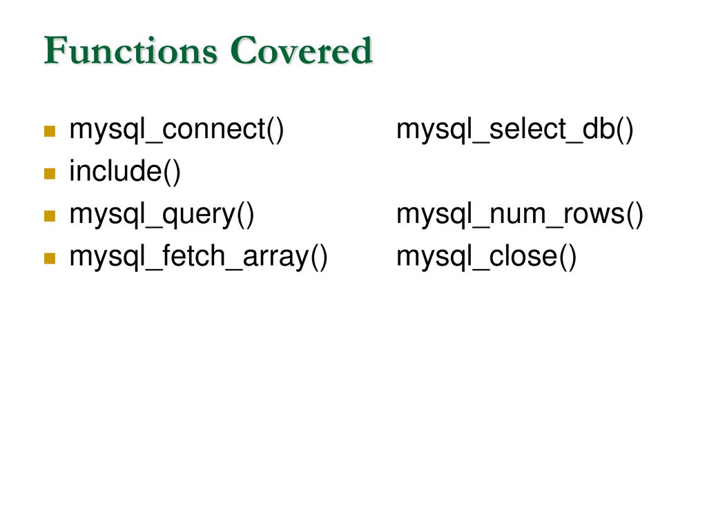 PHP. - ppt download