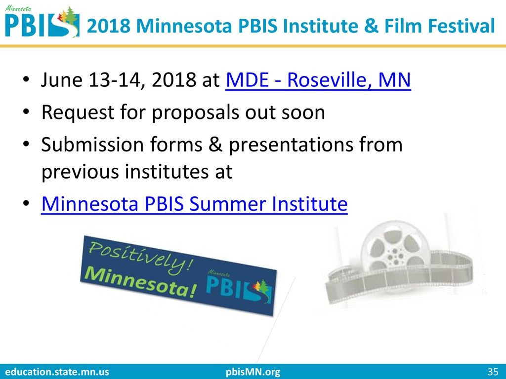 Minnesota PBIS Spring Training ppt download