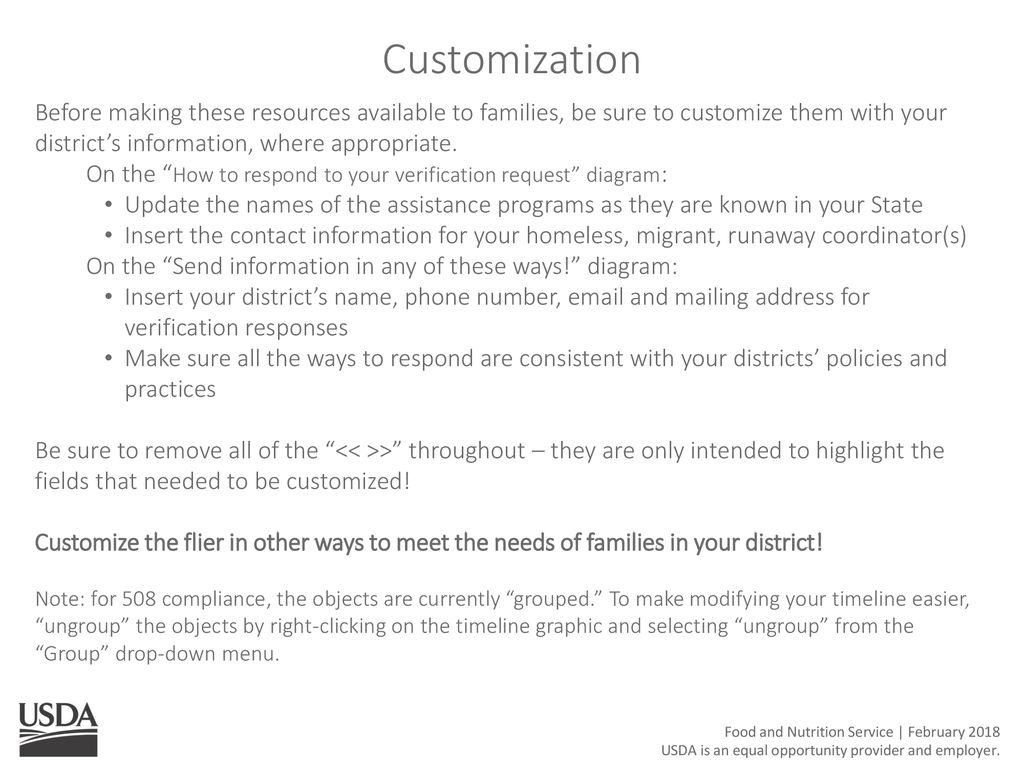 Updates to 's verification program