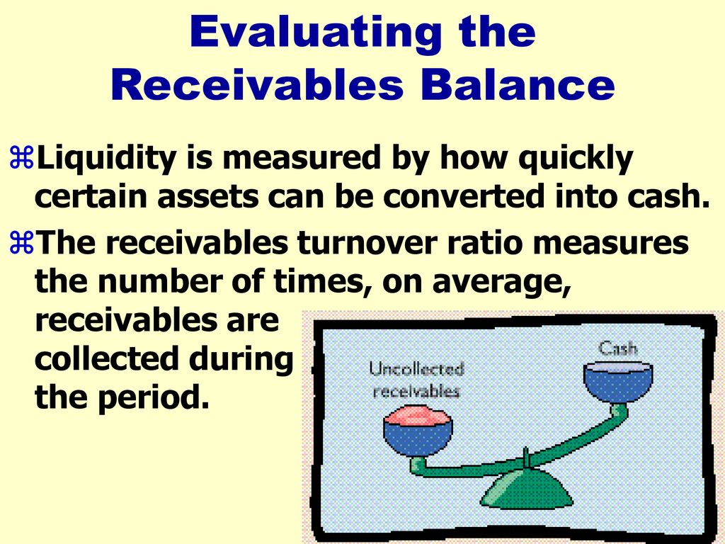 Evaluating the Receivables Balance