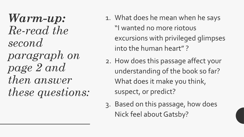 The great gatsby ppt download