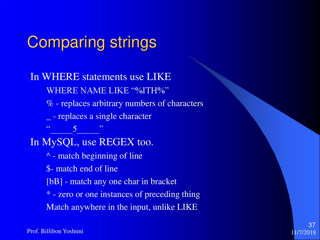 376a database design dept of computer science vassar college ppt