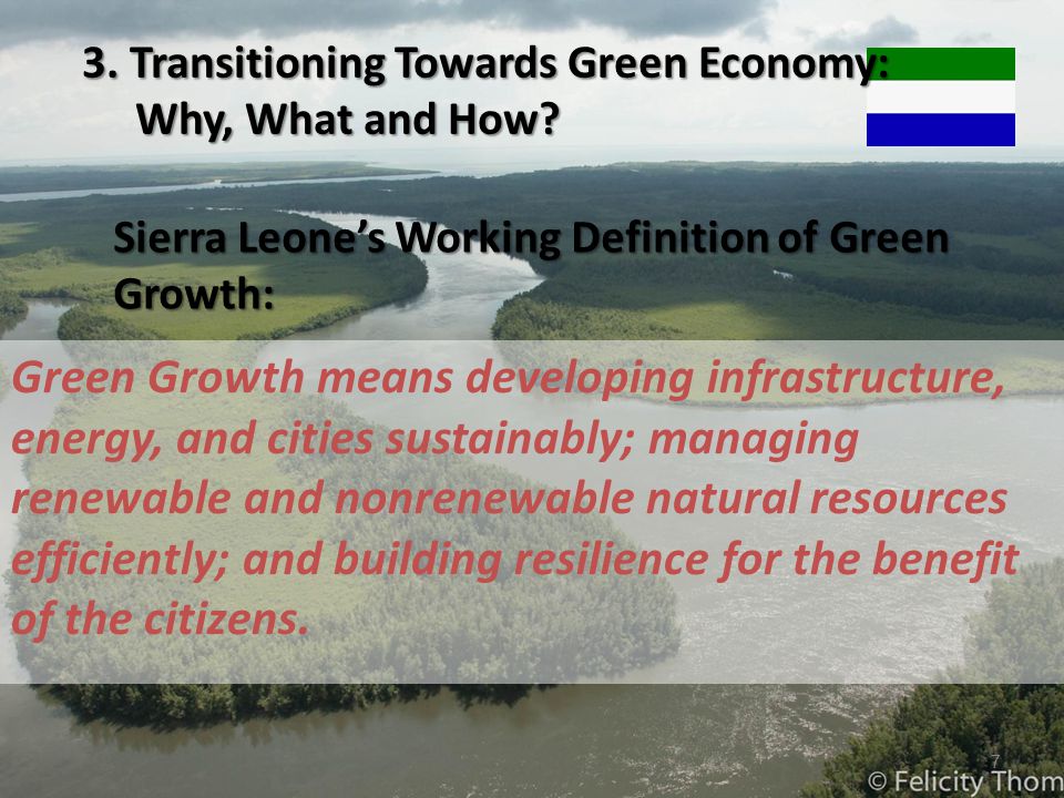 Sierra Leone’s Working Definition of Green Growth: