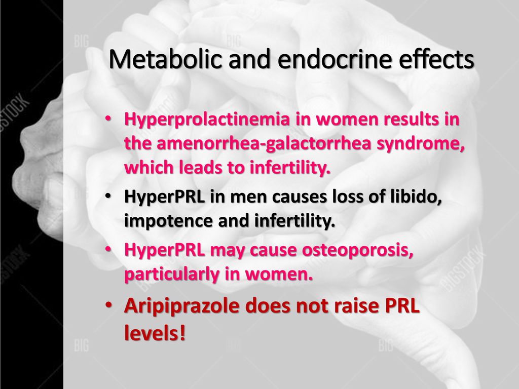 Metabolic and endocrine effects