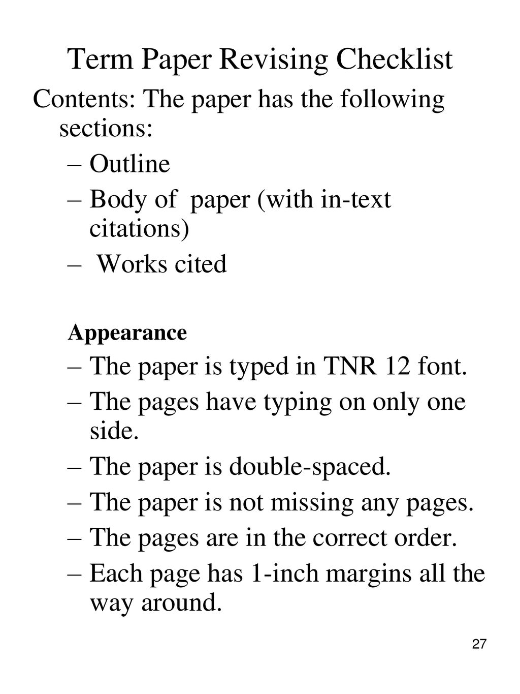 Research Paper The steps of writing a research paper - ppt download