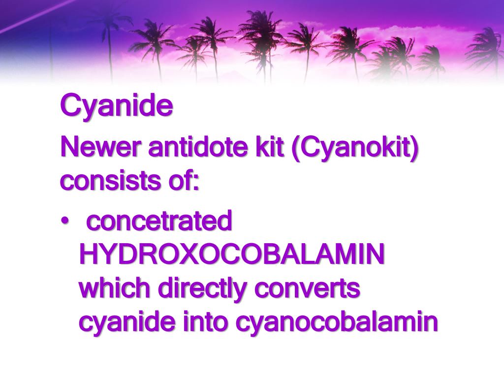 Cyanide Newer antidote kit (Cyanokit) consists of: