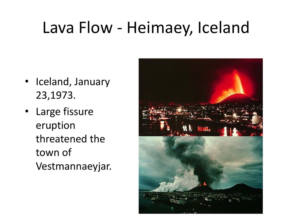 Lava Flow - Heimaey, Iceland