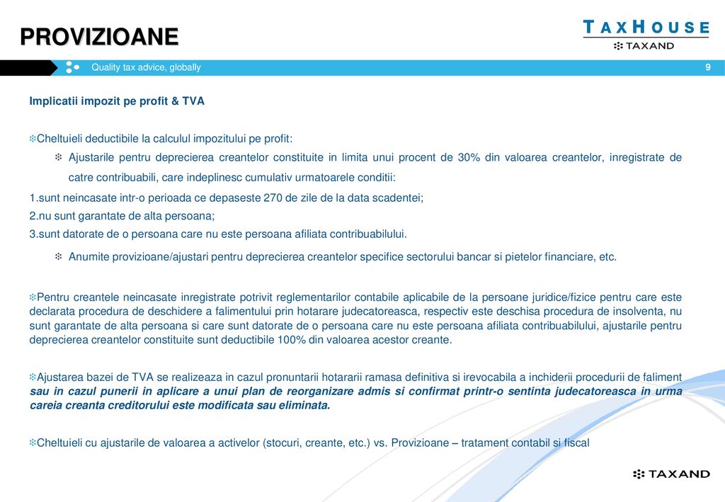 Inchiderea Exercitiului Financiar Implicatii Fiscale Ppt Download