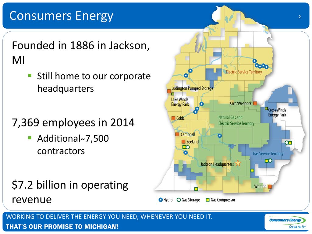Consumers Energy Gas Line Map Consumers Energy's Engineering Entry Program - Ppt Download