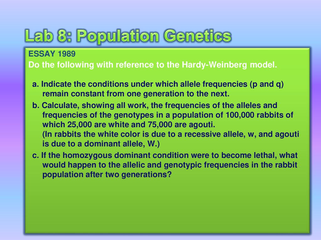 AP Biology Lab Review. - Ppt Download