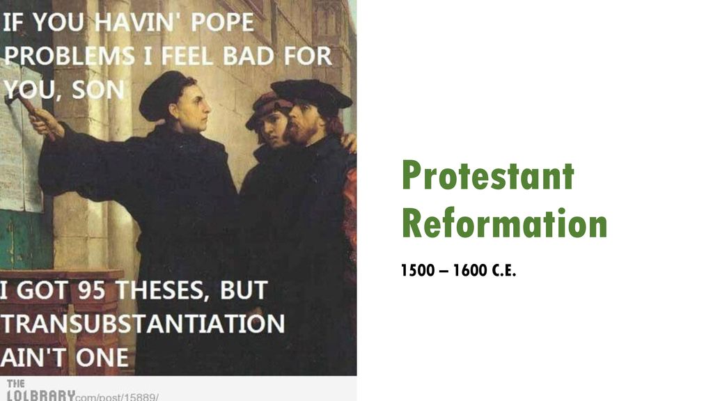 Protestant Reformation - Ppt Download