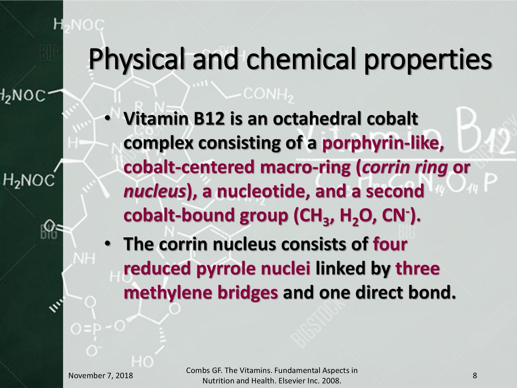 Empirical formula of vitamin B12. | Download Scientific Diagram